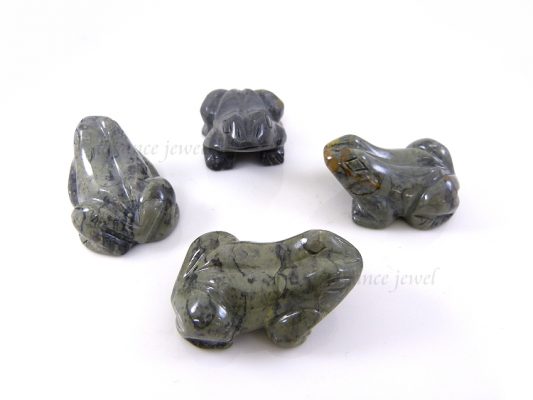 動物雕刻-青蛙-灰石