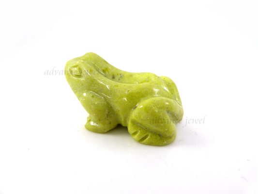 動物雕刻-青蛙-芥辣石