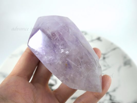 雙尖紫晶柱